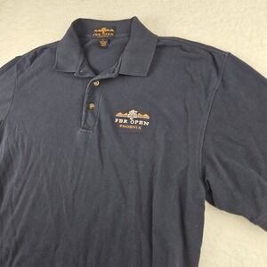 Phoenix, AZFBR Open Logo Navy Golf Polo Shirt Mens L Friedman Billings‎ Ramsey